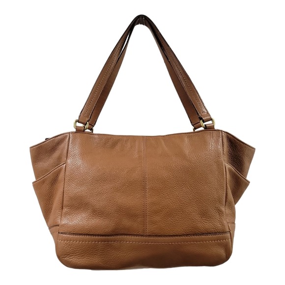 Coach Park Saddle Brown Carrie Tote - Picture 7 of 10